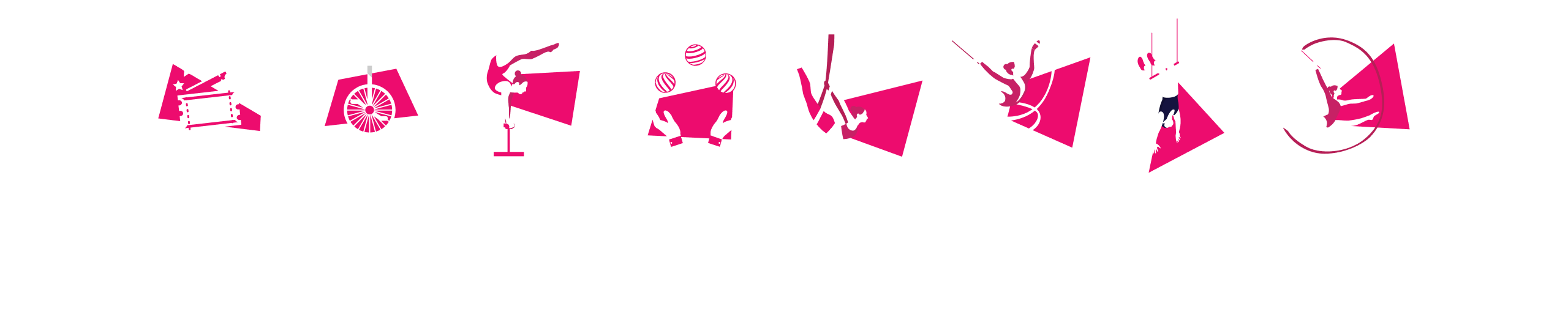 FFEC — pictogrammes des disciplines du cirque
