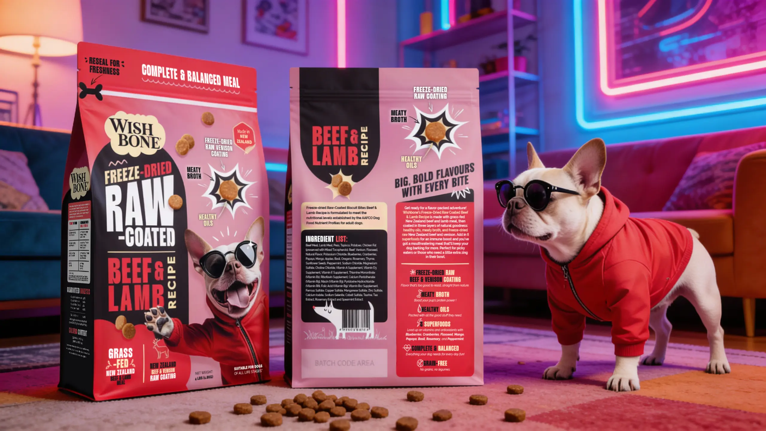 Wishbone — recette Beef & Lamb